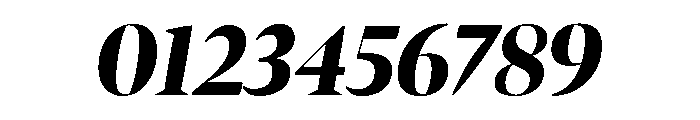 Bennet Banner Extra Condensed Black Italic Font OTHER CHARS