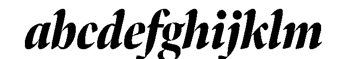 Bennet Banner Extra Condensed Black Italic FONT
