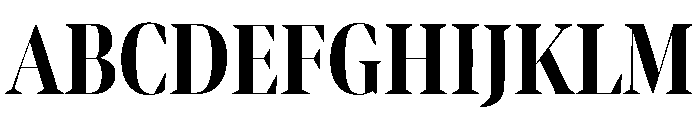 Bennet Banner Extra Condensed Bold Font UPPERCASE