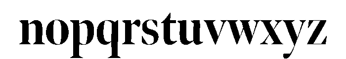 Bennet Banner Extra Condensed Bold Font LOWERCASE