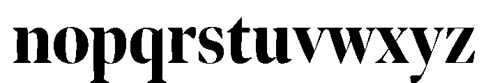 Bennet Banner Extra Condensed Extra Bold Font LOWERCASE