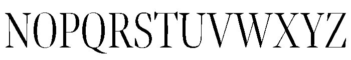 Bennet Banner Extra Condensed Light Font UPPERCASE