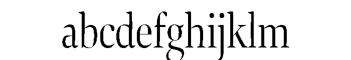 Bennet Banner Extra Condensed Light FONT
