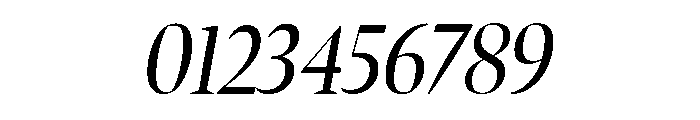 Bennet Banner Extra Condensed Regular Italic Font OTHER CHARS
