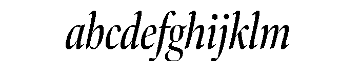 Bennet Banner Extra Condensed Regular Italic FONT