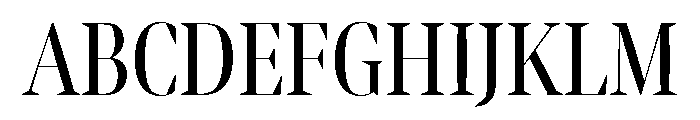 Bennet Banner Extra Condensed Regular Font UPPERCASE