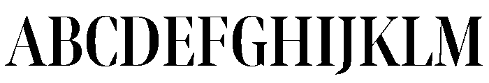 Bennet Banner Extra Condensed Semi Bold Font UPPERCASE