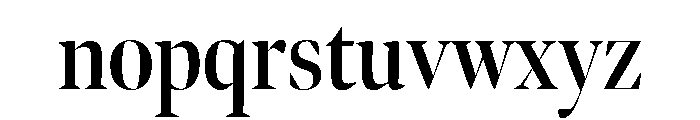 Bennet Banner Extra Condensed Semi Bold Font LOWERCASE