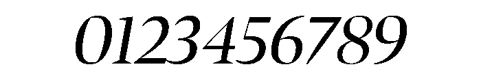 Bennet Banner Regular Italic Font OTHER CHARS