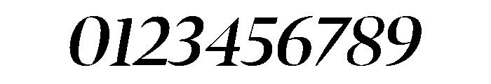 Bennet Banner Semi Bold Italic Font OTHER CHARS
