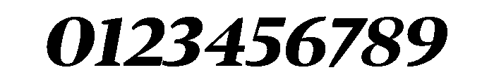 Bennet Display Black Italic Font OTHER CHARS