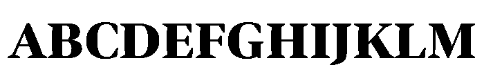 Bennet Display Black Font UPPERCASE