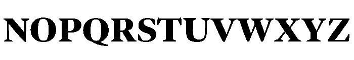 Bennet Display Black Font UPPERCASE