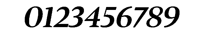 Bennet Display Bold Italic Font OTHER CHARS