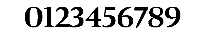 Bennet Display Bold Font OTHER CHARS