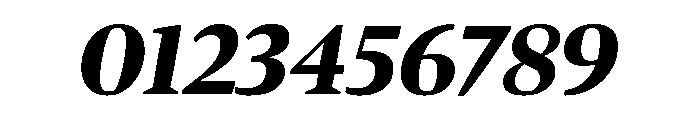 Bennet Display Condensed Black Italic Font OTHER CHARS