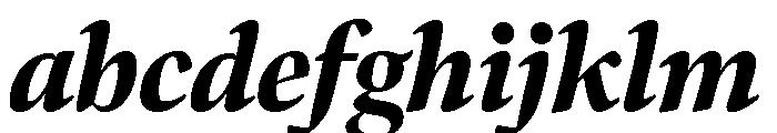 Bennet Display Condensed Black Italic FONT