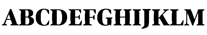 Bennet Display Condensed Black Font UPPERCASE