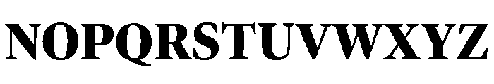 Bennet Display Condensed Black Font UPPERCASE