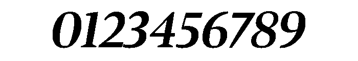 Bennet Display Condensed Bold Italic Font OTHER CHARS