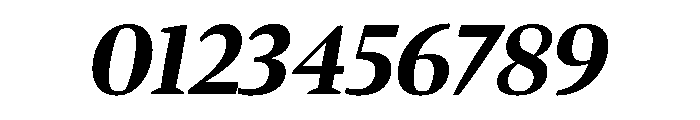 Bennet Display Condensed Extra Bold Italic Font OTHER CHARS