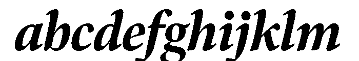 Bennet Display Condensed Extra Bold Italic FONT
