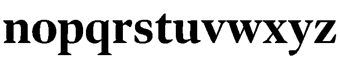 Bennet Display Condensed Extra Bold Font LOWERCASE
