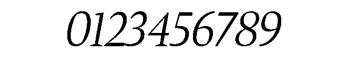 Bennet Display Condensed Light Italic Font OTHER CHARS