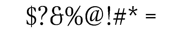Bennet Display Condensed Light Font OTHER CHARS