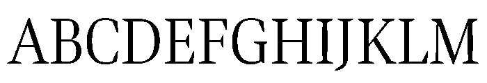 Bennet Display Condensed Light Font UPPERCASE