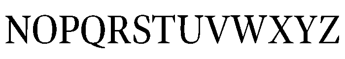 Bennet Display Condensed Regular Font UPPERCASE