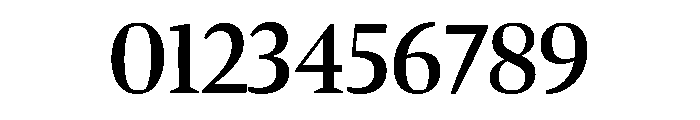 Bennet Display Condensed Semi Bold Font OTHER CHARS