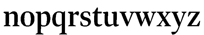 Bennet Display Condensed Semi Bold Font LOWERCASE