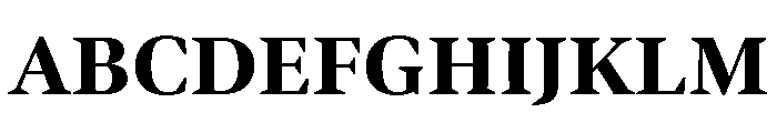 Bennet Display Extra Bold Font UPPERCASE