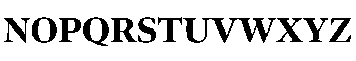 Bennet Display Extra Bold Font UPPERCASE