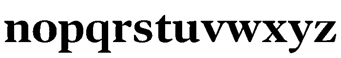 Bennet Display Extra Bold Font LOWERCASE