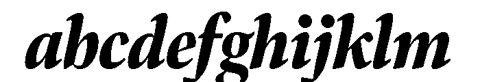 Bennet Display Extra Condensed Black Italic FONT