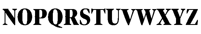 Bennet Display Extra Condensed Black Font UPPERCASE
