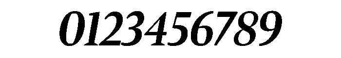 Bennet Display Extra Condensed Bold Italic Font OTHER CHARS