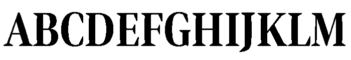 Bennet Display Extra Condensed Bold Font UPPERCASE