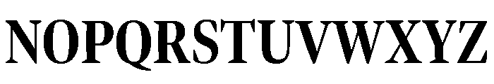 Bennet Display Extra Condensed Bold Font UPPERCASE