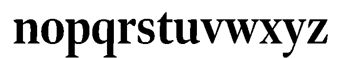 Bennet Display Extra Condensed Bold Font LOWERCASE