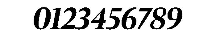 Bennet Display Extra Condensed Extra Bold Italic Font OTHER CHARS