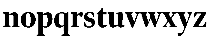 Bennet Display Extra Condensed Extra Bold Font LOWERCASE