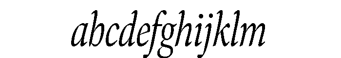 Bennet Display Extra Condensed Light Italic FONT