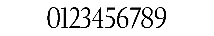 Bennet Display Extra Condensed Light Font OTHER CHARS