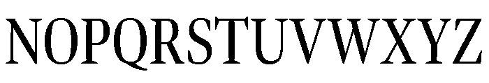Bennet Display Extra Condensed Regular Font UPPERCASE