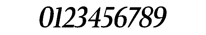 Bennet Display Extra Condensed Semi Bold Italic Font OTHER CHARS