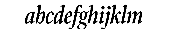 Bennet Display Extra Condensed Semi Bold Italic FONT
