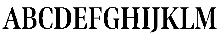 Bennet Display Extra Condensed Semi Bold Font UPPERCASE